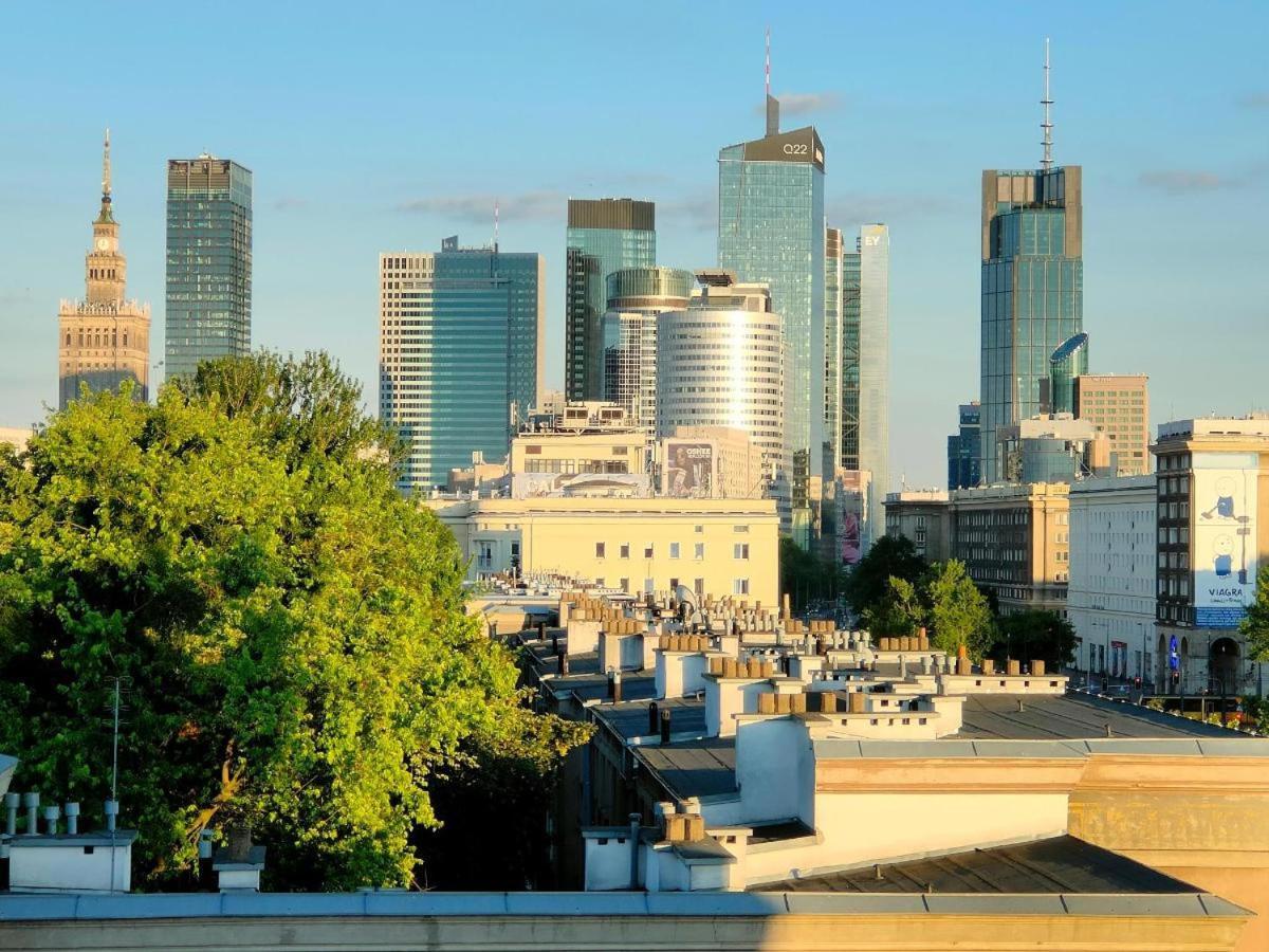 Nowolipki Studio, City Center Skyline View - Warsawstay Exterior photo